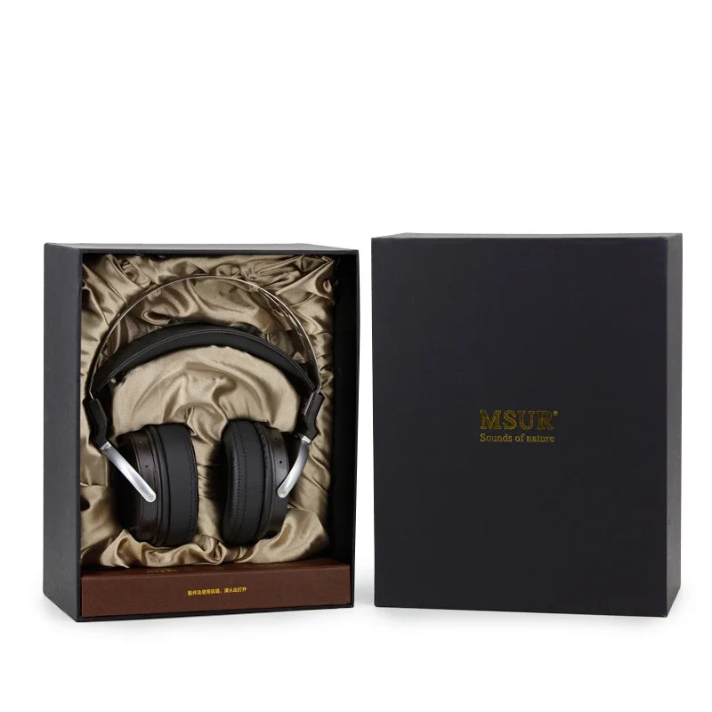 100% оригинал High End msur N650 HiFi деревянный Metal наушники гарнитуры с Бериллиевого сплава