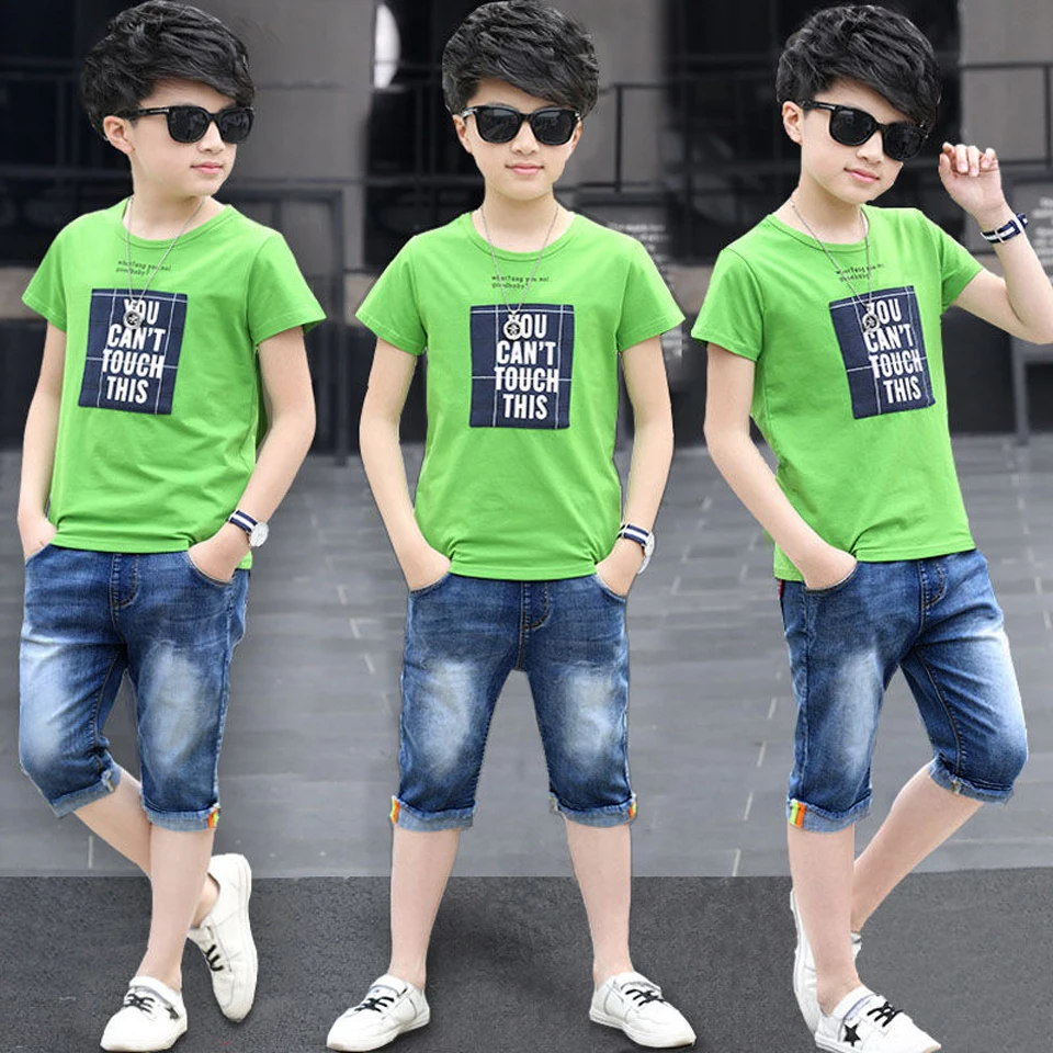 Комплекты детской одежды для маленьких мальчиков Новое поступление летняя