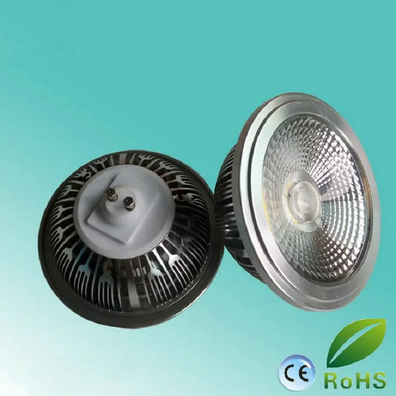 Светодиодный точечный светильник AR111 с регулируемой яркостью 12 Вт 15 GU10/E27/G53