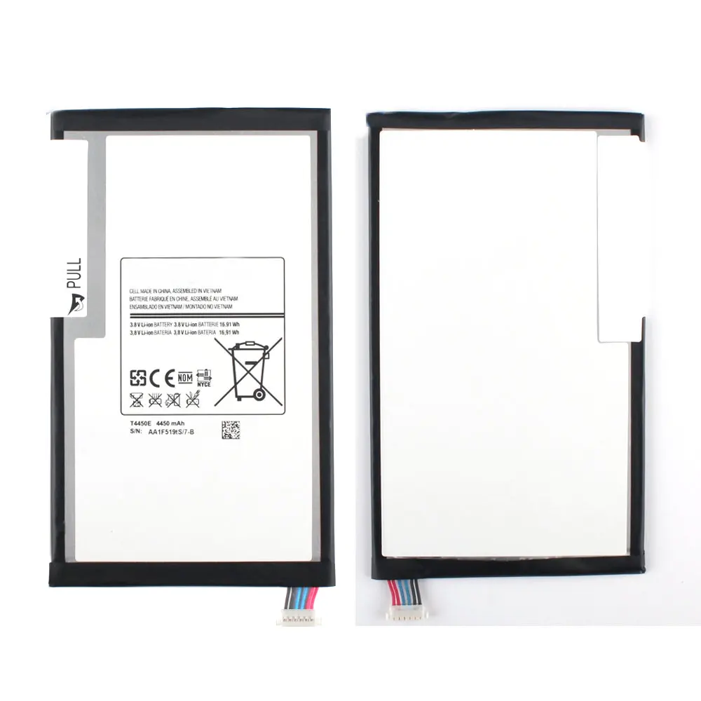 

High quality Replacement Li-ion Battery T4450E for Samsung Galaxy Tab 3 8.0 T310 T311 T315 SM-T310 SM-T311 E0288 E039 4450mAh