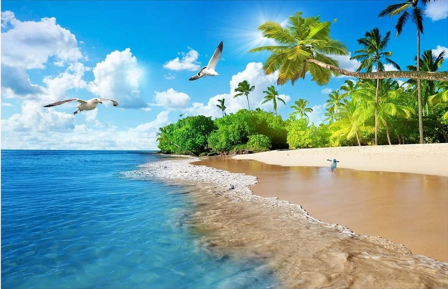 3D Водонепроницаемый самоклеющийся настенный стикер стереоскопические