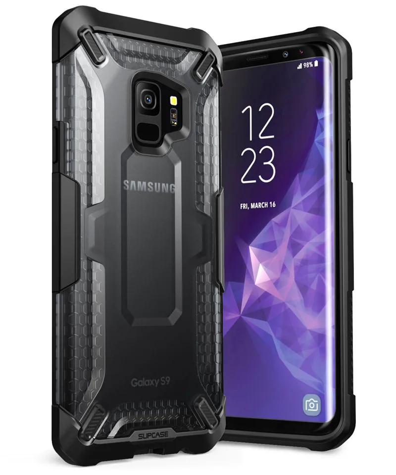 Smoky Black Для samsung Galaxy S9 чехол SUP чехол с единорогом Beetle серии премиум Гибридный ТПУ бампер+ PC прозрачный защитный чехол задняя крышка для S9 - Цвет: Smoky Black