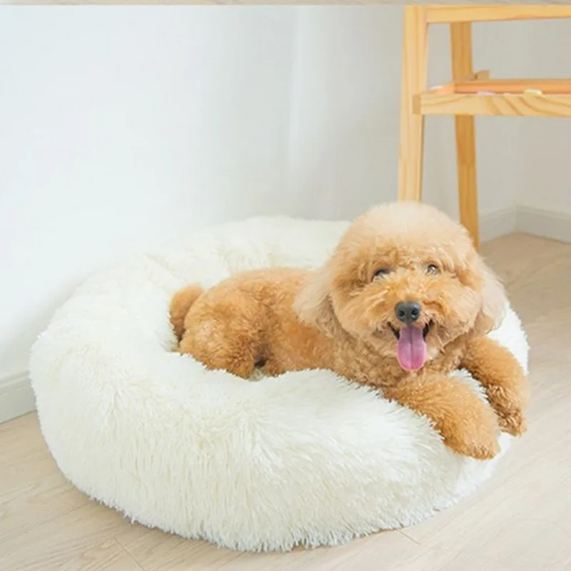 2018 Новая мягкая круглая Крытая открытая кровать для домашних животных большой