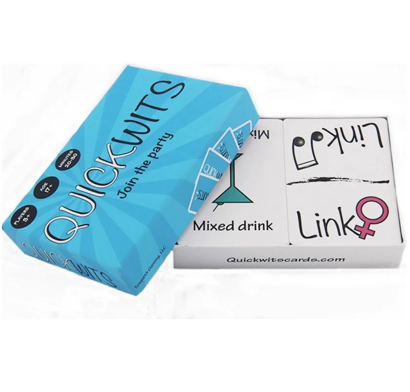 Популярная Настольная игровая карта для взрослых Quickwits|Настольные игры| |