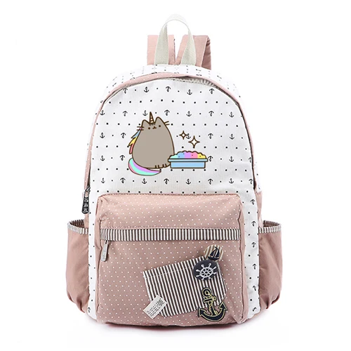 13 Fat Cat/Neko Atsume рюкзак для девочек-подростков, школьные сумки с кошками на заднем дворе, повседневный рюкзак, Мультяшные школьные рюкзаки - Цвет: 13