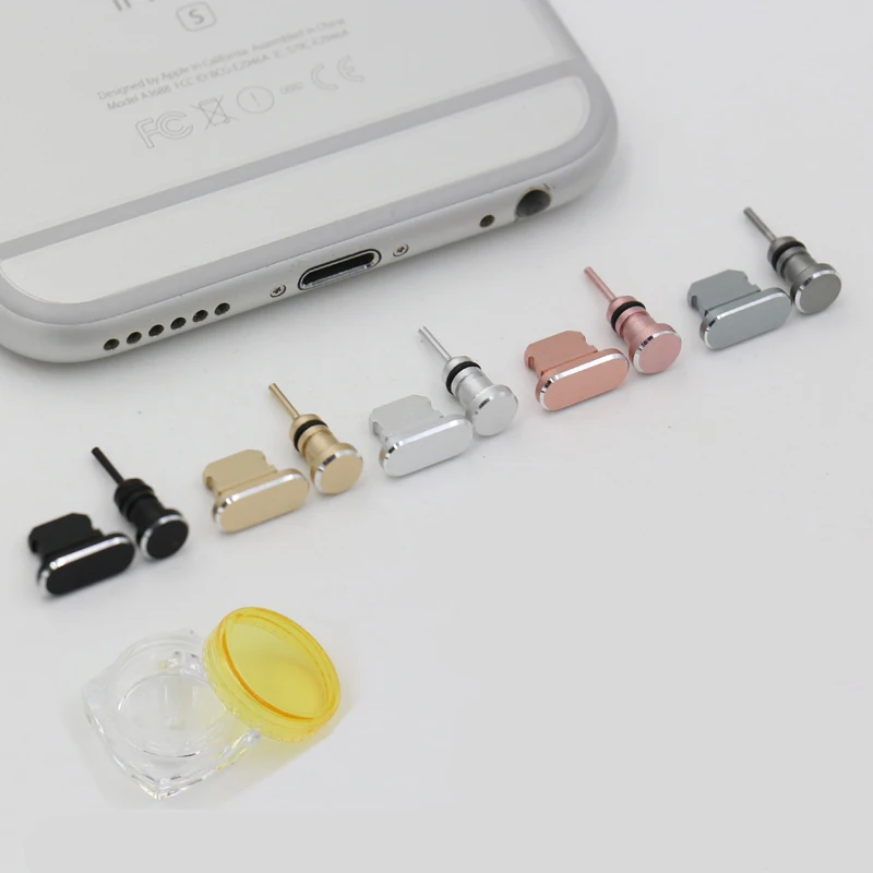 Пылезащитный колпак из алюминиевого сплава Разъем для зарядки разъем наушников