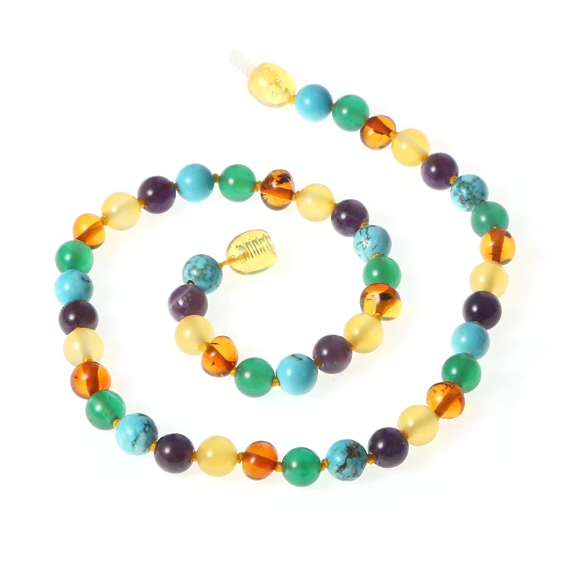 HAOHUPO 16 Новый янтарный браслет/ожерелье для мамы Балтийская Янтарная бусина