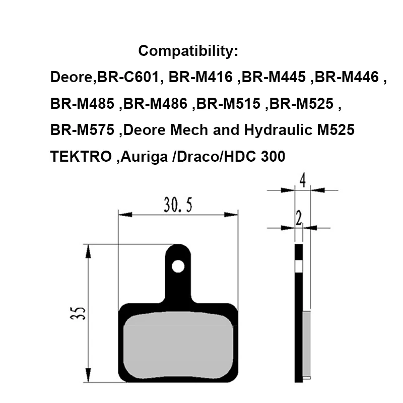 MAXFORD MTB велосипедные диски части тормозных колодок для Deore C601 M416 445 446 M485 486 515 525 575