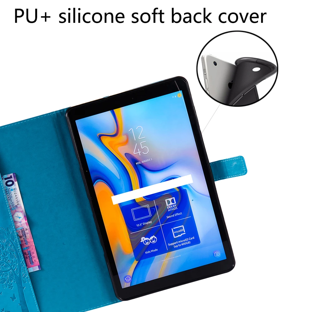 Роскошный чехол для samsung Galaxy Tab A A6 10,1 T585 T580 T580N чехол для Galaxy Tab A A2 10,5 дюймов T590 T595 T597 Funda