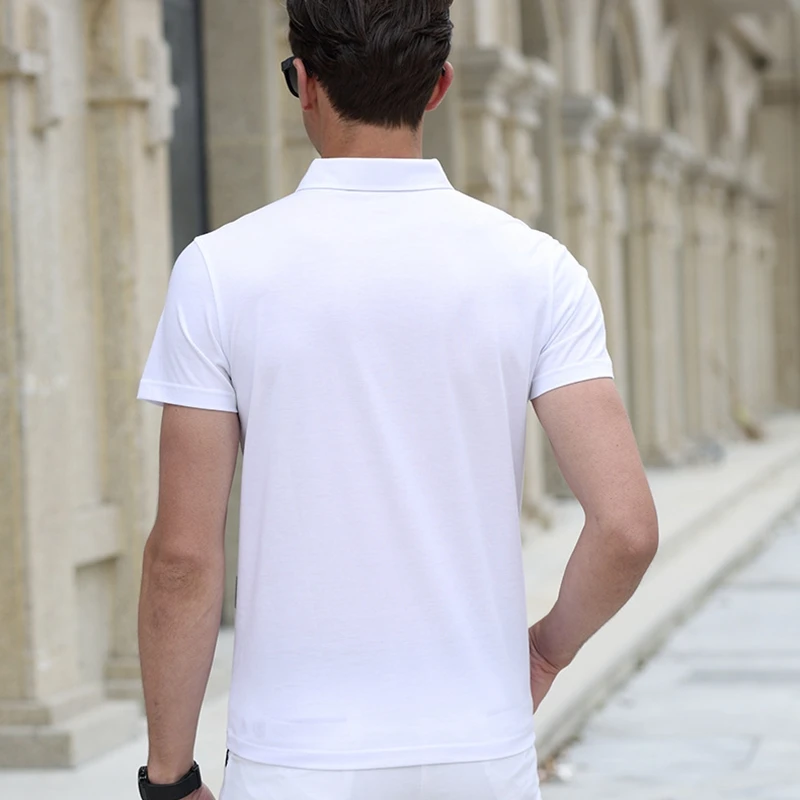 2020 summer polo shirt men's brand clothing cotton short sleeve business casual plaid designer homme camisa breathable plus size