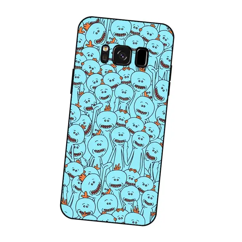 P184 Рик и Морти крутой черный силиконовый чехол для samsung Galaxy S5 S6 S7 S8 S9 S10 5G S10E S11 S11E Lite