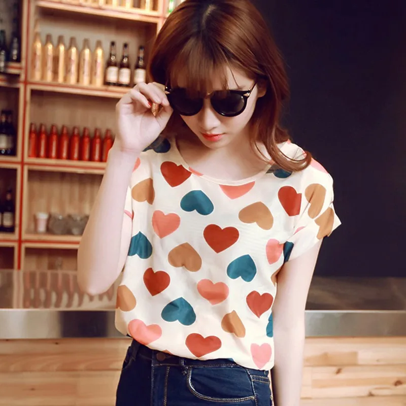 

2018 New Large Size Women Printing Blouse Bird Bat Shirt Short-Sleeved Chiffon Blusas Femininas Roupas Summer Style