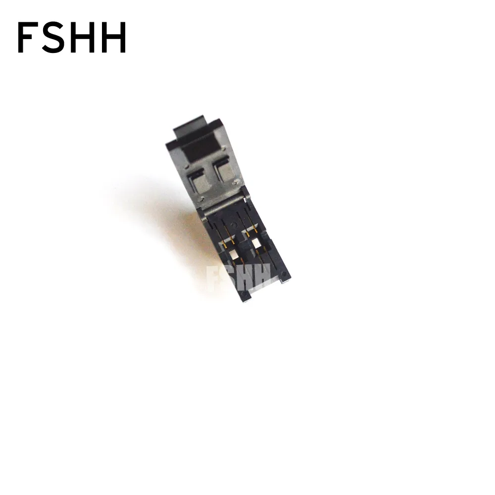 FSHH QFN4 test socket WSON4/UDFN4/MLF4 test socket Size=6.7x3.9x2.3mm