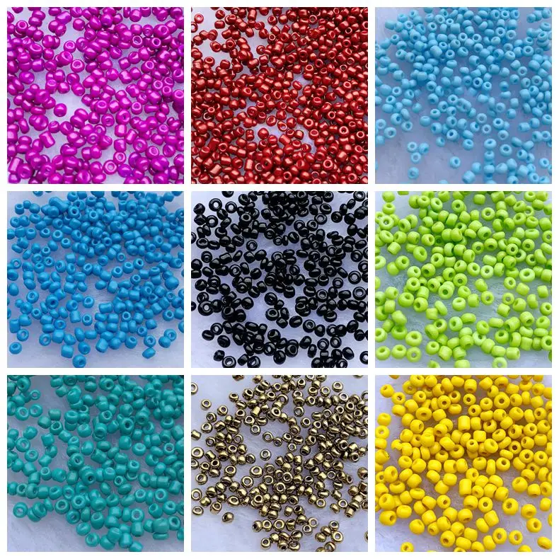 Бисер из чешского стекла с круглыми отверстиями 75 г/лот для изготовления ювелирных изделий своими руками-Q02*5