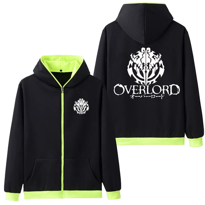 

New Anime Overlord 3 Ainz Ooal Gown Sweatshirt Cosplay Coat Men Women Zipper Hoodie Casual Unisex Jacket