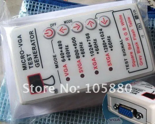 Портативный генератор тестовых сигналов 5 12 В VGA / SVGA/XGA V2.0 60 Гц F LCD и CRT дисплей|signal