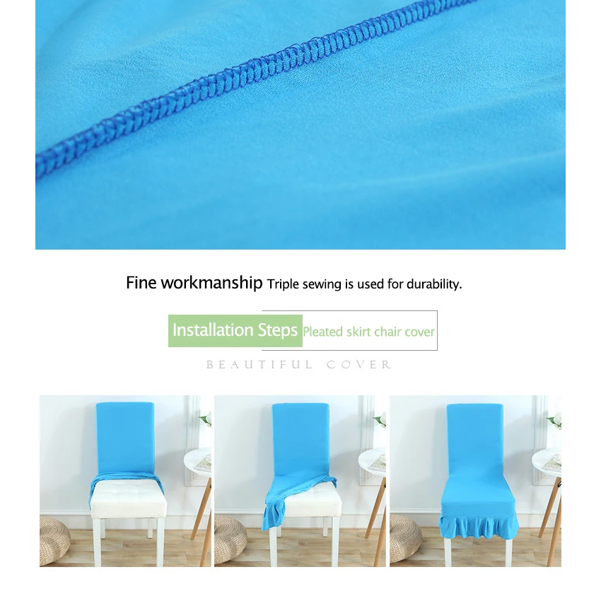 Складной современный спандекс Чехол для стула тянущийся эластичные столовый