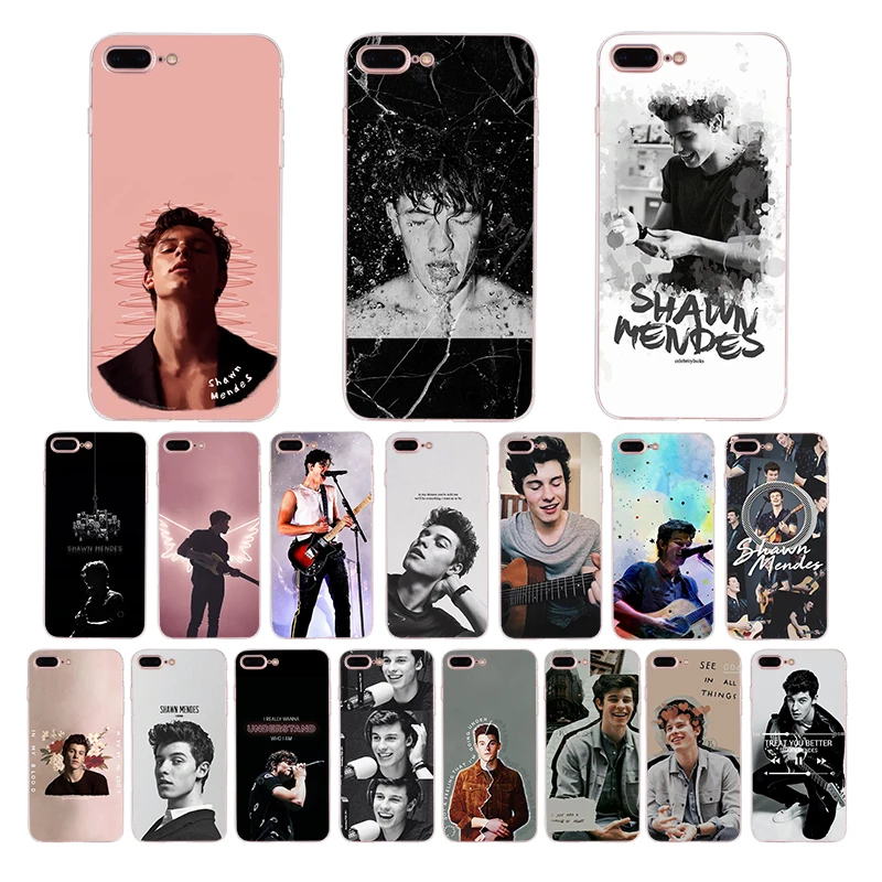 

Singer Shawn Mendes Soft silicone cover For iPhone case 8plus XS max XR XS X TPU Coque 7 7plus 6 6s 6plus 5 5s SE 8 phone shell