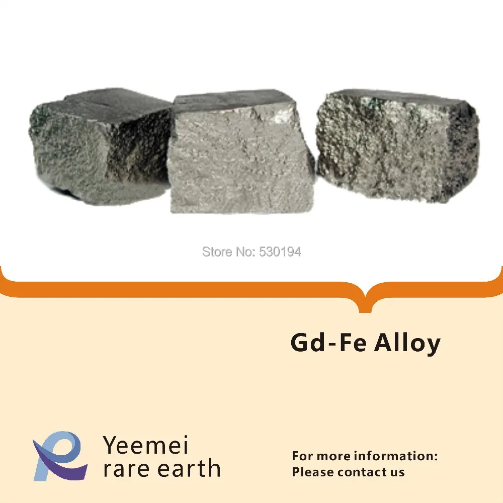 

High purity Ferro gadolinium Alloy (Gd-Fe Alloy)