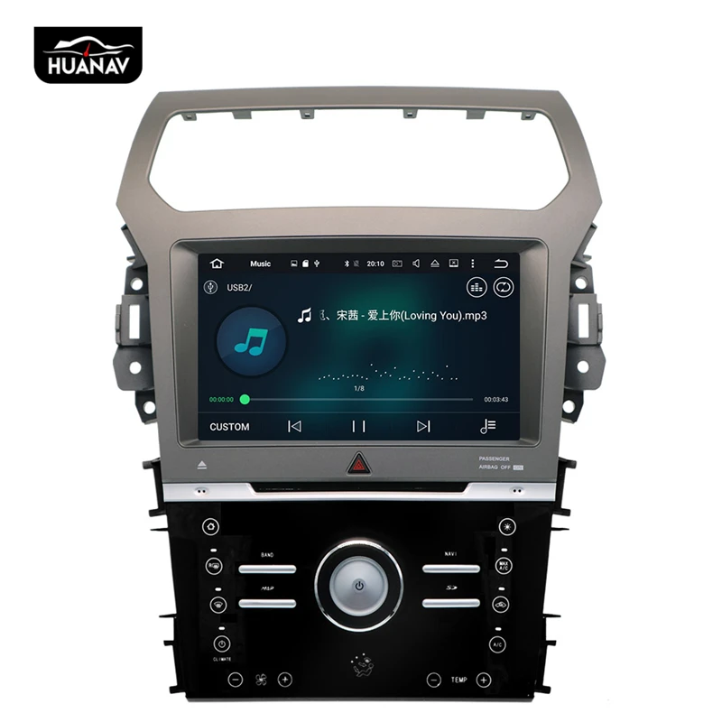 Android 8 Автомобильный навигатор gps dvd-плеер для Ford Explorer 2012+ руководство AC Авто Стерео Мультимедиа Радио плеер головное устройство racorder