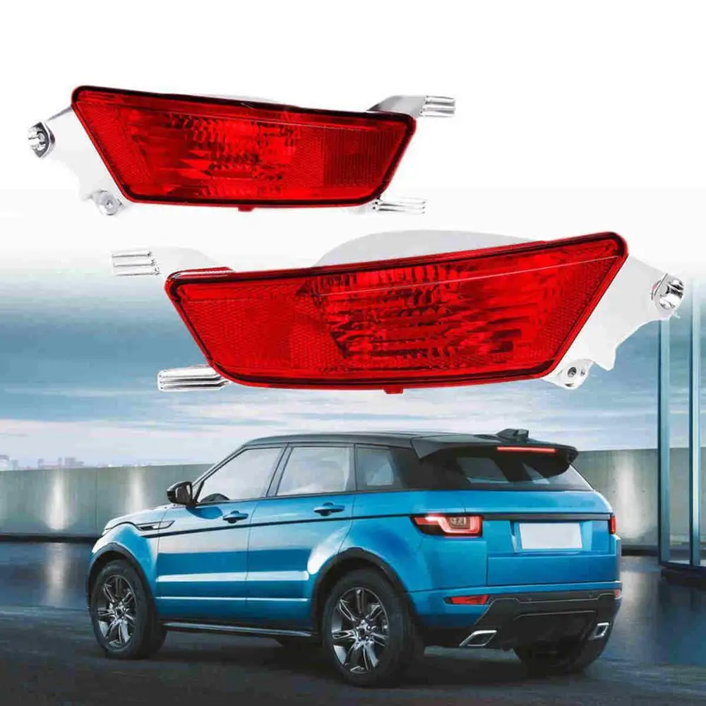 Pair LR025148 LR025149 1 пара с лампочкой задний отражатель DRL бампер противотуманная фара для Range Rover Evoque 2012 2013 - Испускаемый цвет: Pair