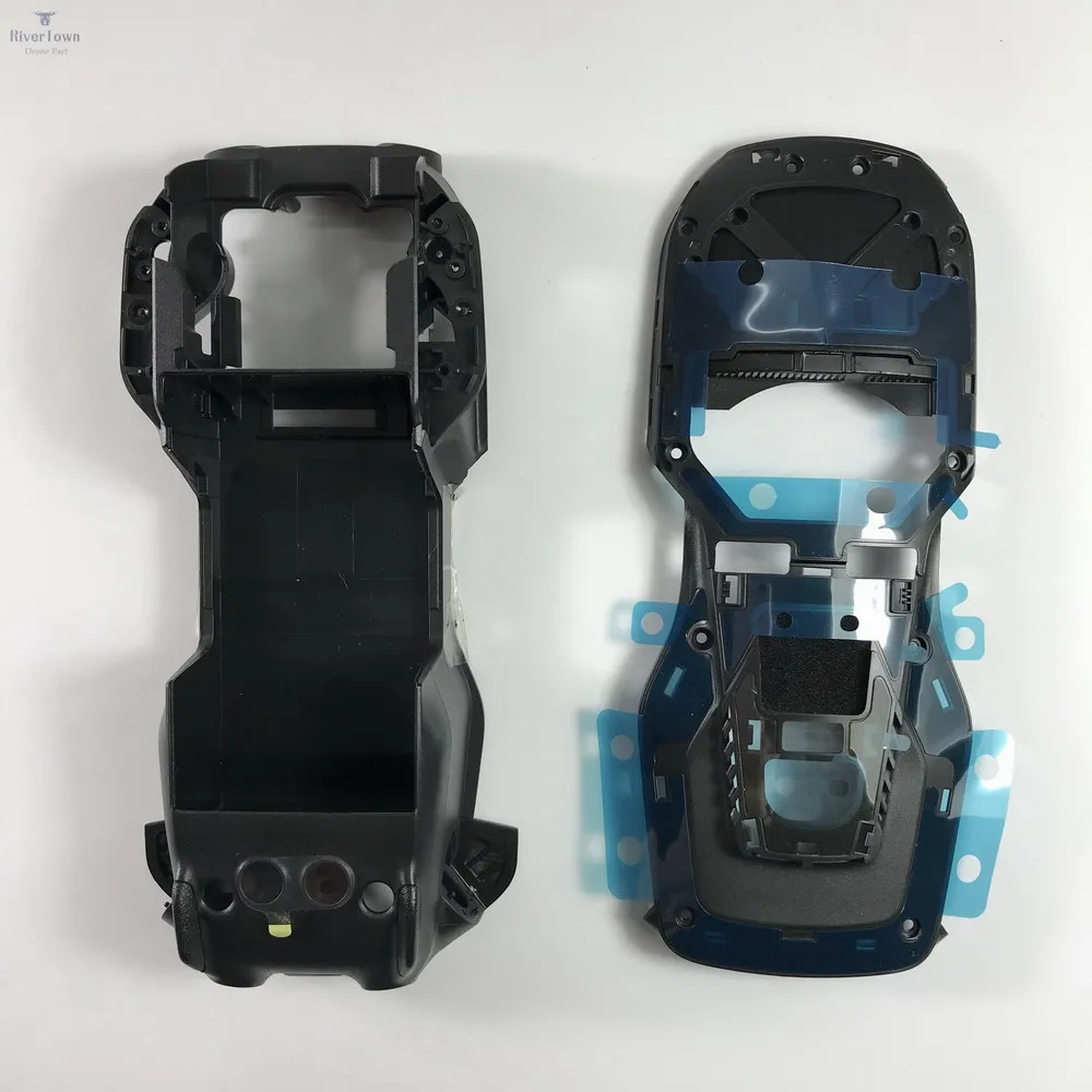 Upper and Bottom DJI Mavic Air Body Верхняя Нижняя оболочка Верхняя Крышка корпуса с декоративной крышкой Имитация металлические отличительные знаки чехол - Цвет: Upper and Bottom