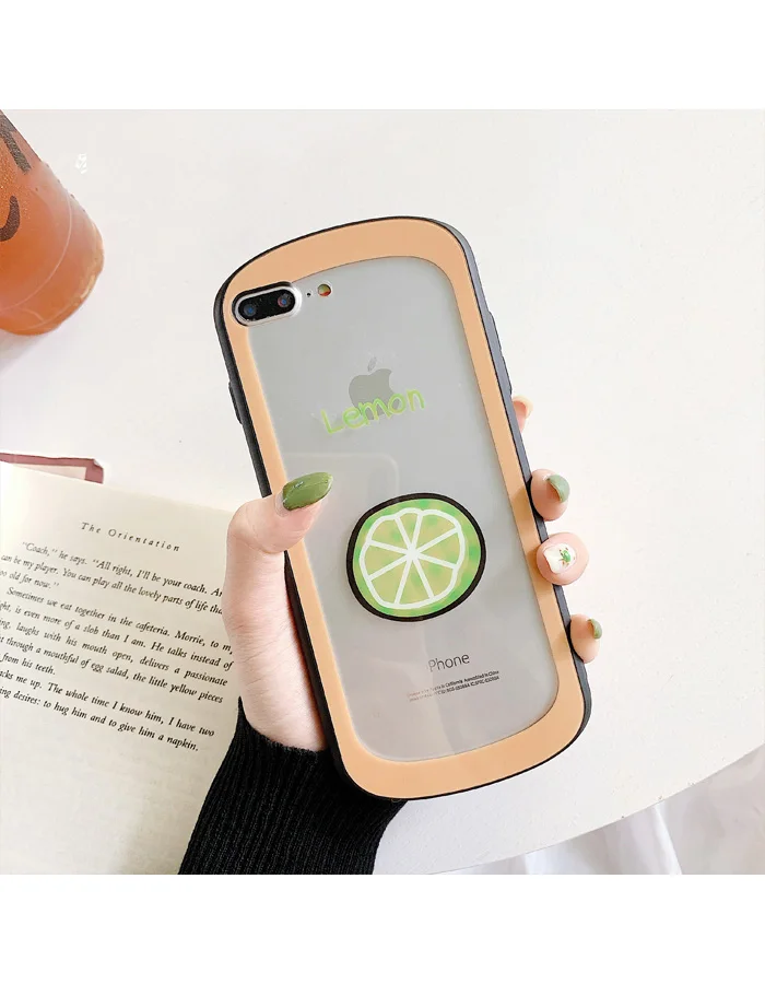 GlamPhone чехол Летний Фруктовый чехол для телефона для iPhone X XS Max XR Жесткий Чехол для iPhone 7 8 6 6s Plus чехол