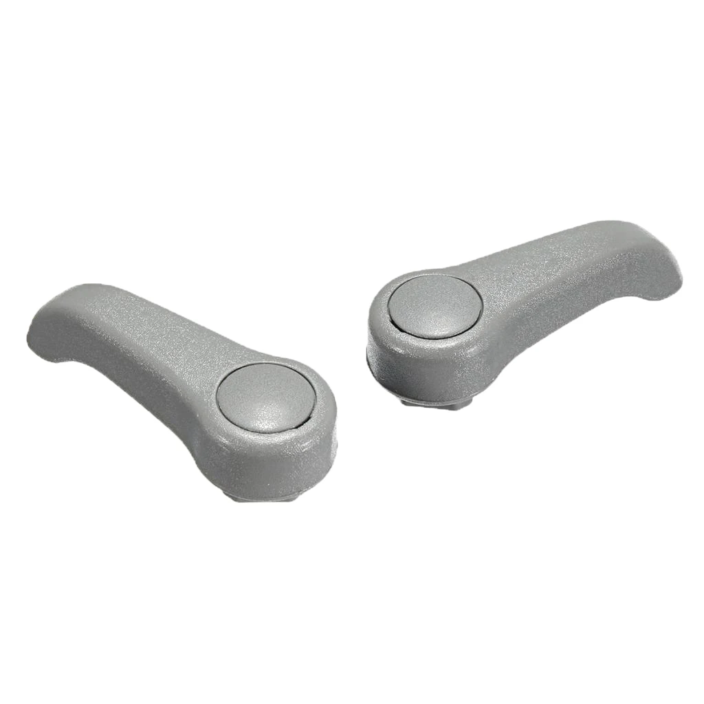 

2 Pieces Seat Lever Seat Adjuster Handle Adjust For Clio MK2 Grey Car Automobile Accessories