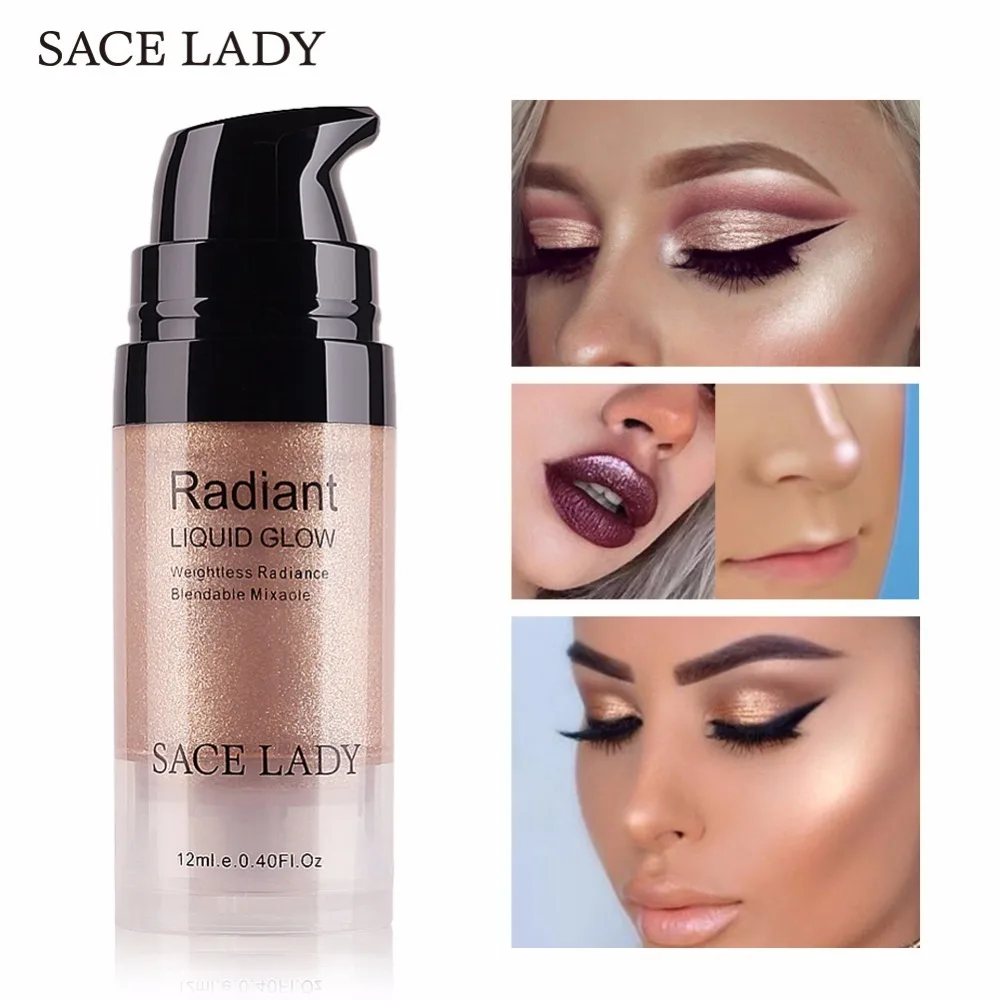 Sace Lady крем с мерцающим эффектом осветитель для макияжа хайлайтер Крем осветления
