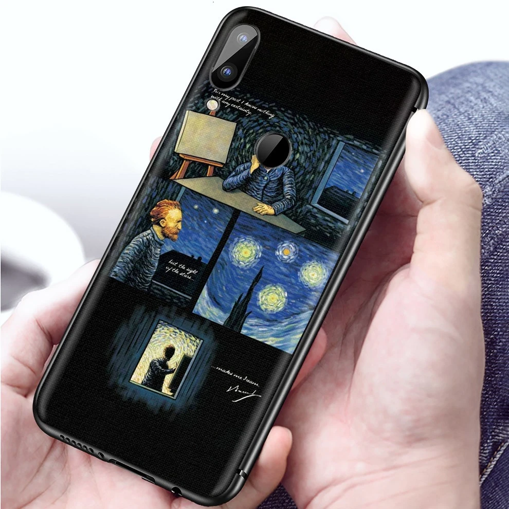 Чехол Lavaza с изображением Ван Гога и звездной ночи для Xiaomi Redmi Note 8 8A 7 6 6A 5 5A 4 4X 4A Go Pro