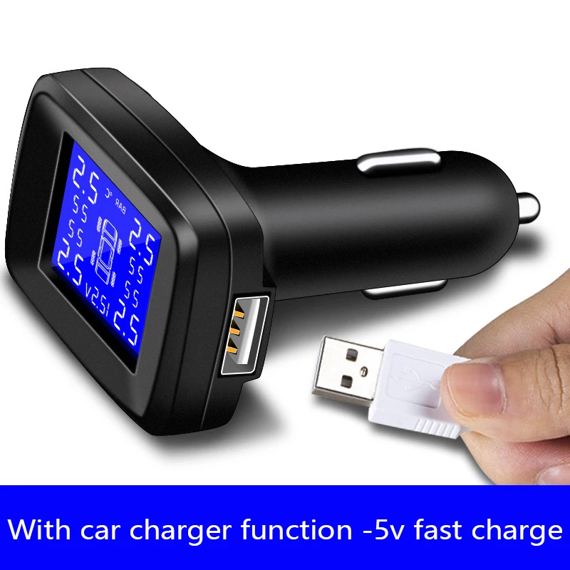 Внешний монитор давления в шинах беспроводной TPMS Обнаружение шин с USB