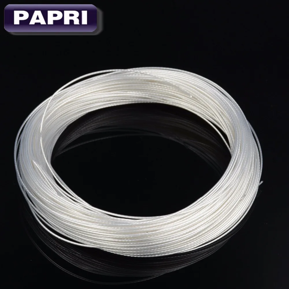 

PAPRI Amplifier Cable 0.12mm2 PTFE High Purity OCC Copper Silver Wire For Audio 0.15x7 strands AWG 26