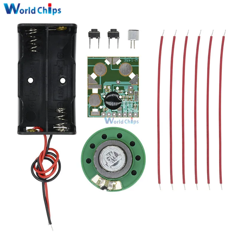 DIY Kit миниатюрная цифровая запись голосовой чип IC модуль записи движения ручка