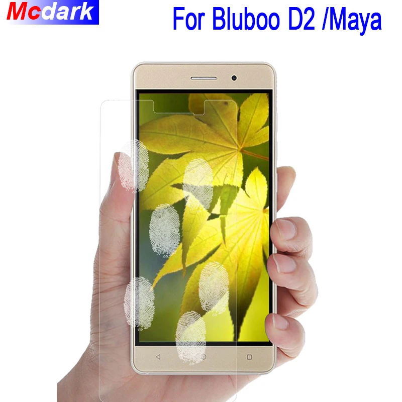 Закаленное стекло Mcdark 9H для Bluboo Maya Защитная пленка экрана D2 стеклянная легкая в