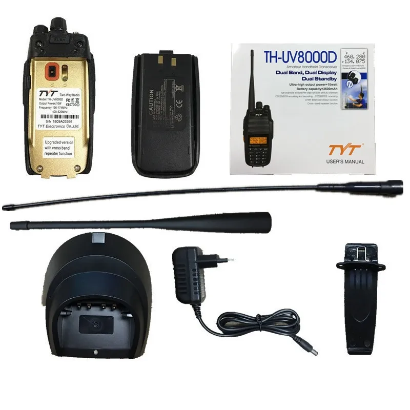 2 шт. 10 км TYT TH UV8000D монитор VHF УВЧ СВ радиостанция Comunicador Мобильный