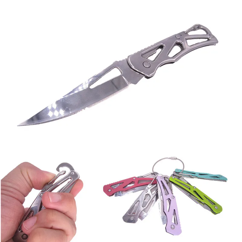 Клипса острый срез складной Фруктовый нож Pare survive razor Открытый Повесить кожуру открытый ящик лезвие лагерь карабин резак многофункциональный инструмент посылка
