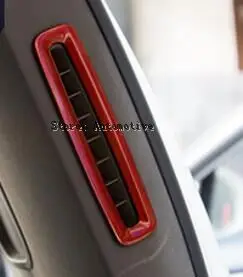 Чехол на вентиляционную решетку для порsche Panamera 2010-2016 синий/красный/серебристый 2