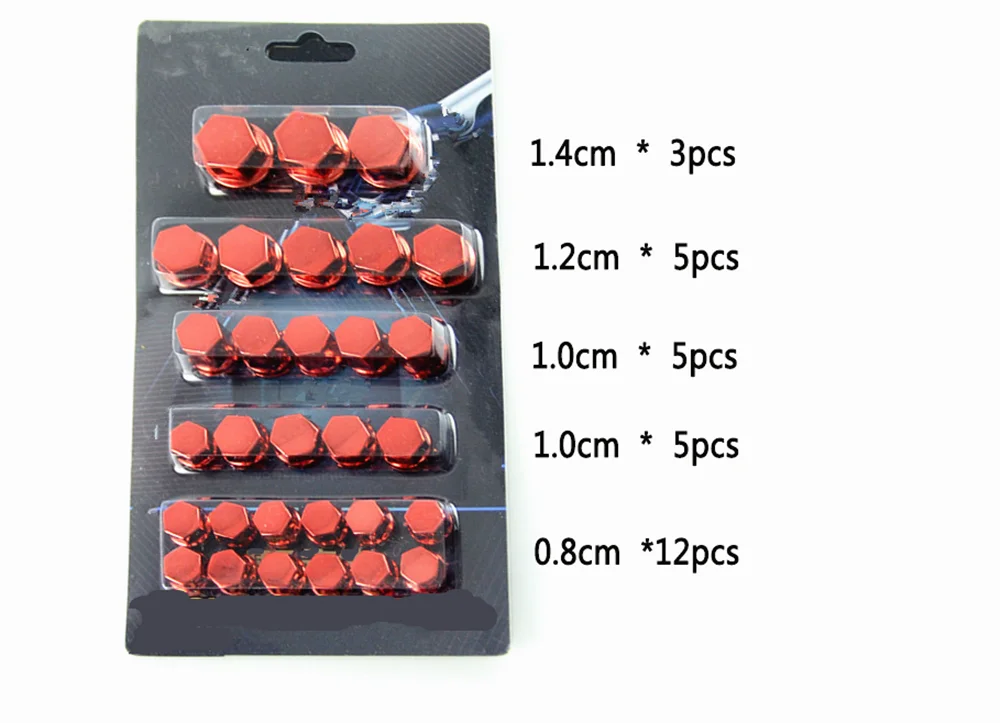 30 шт. мотоцикл Моделирование Покрытие декоративные гайки винт кепки для поездок