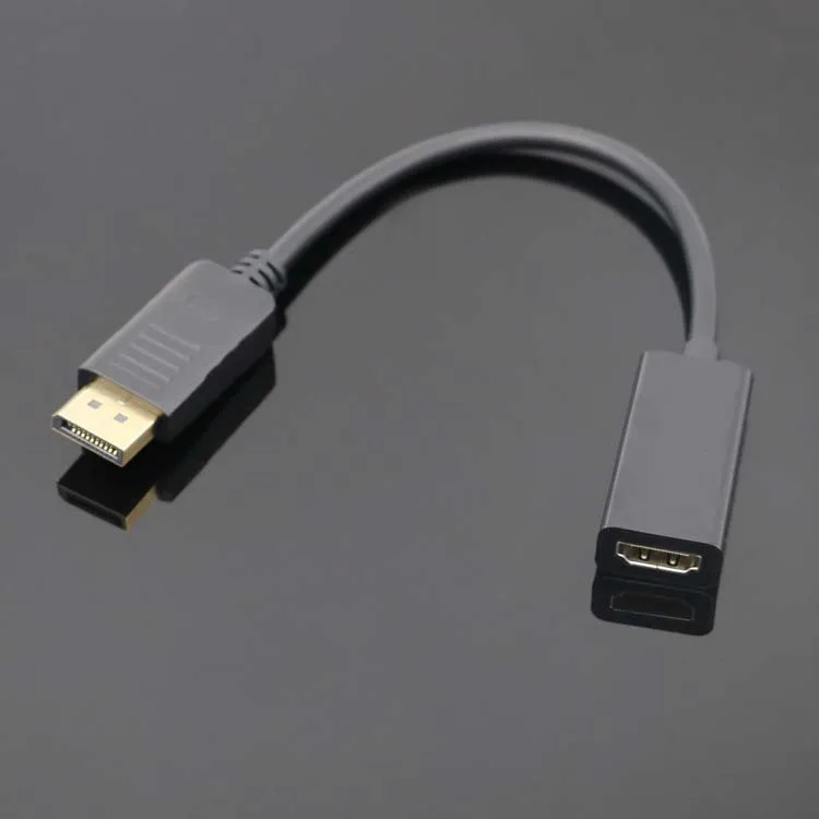 Адаптер DisplayPort-HDMI 100 шт. переходник DP Display Port-HDMI штырь-гнездо позолоченный шнур для