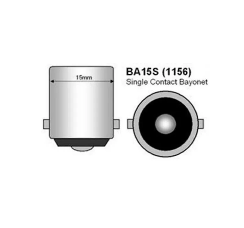 10x1141 1156 89 BA15S s25 P21W R5 одноконтактная розетка автомобильная лампа Разъем патрон