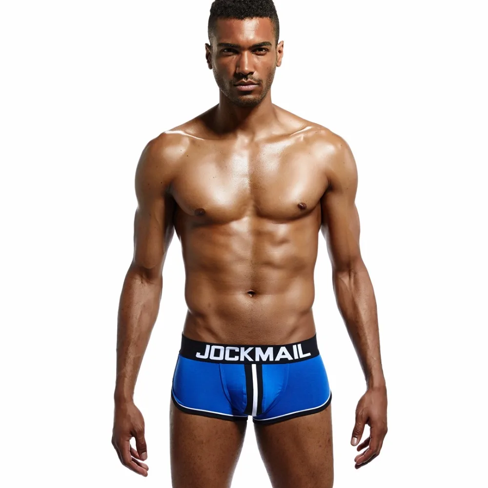 JOCKMAIL, мужское нижнее белье с открытой спиной, бандаж, сексуальные трусики для Сисси, трусы-боксеры без нижней части, шорты, хлопок, открытая спина, ягодицы, Гей Нижнее белье