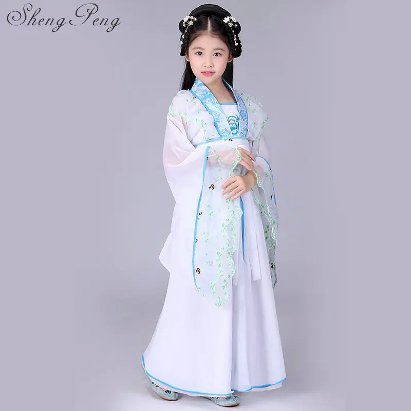 Женский винтажный костюм Hanfu топ для китайского фолк сценический