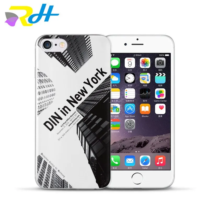 Наклейки Нью Йорк стрит чехол серии для iPhone 6 S плюс 5 5S SE 7 8 X Coque Etui прозрачный
