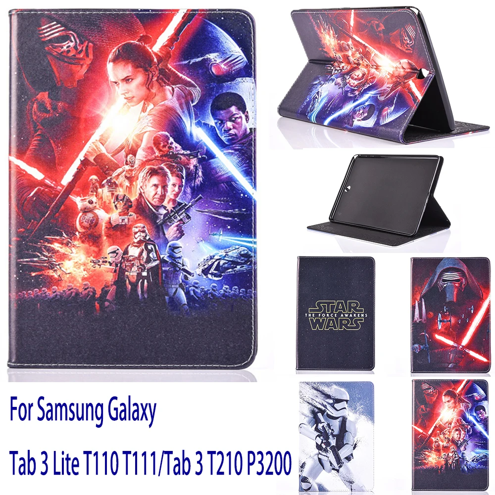 Чехол для планшета Samsung Galaxy Tab 3 Lite T110 T111 T210 P3200 чехол кино принт из фильма Звездные