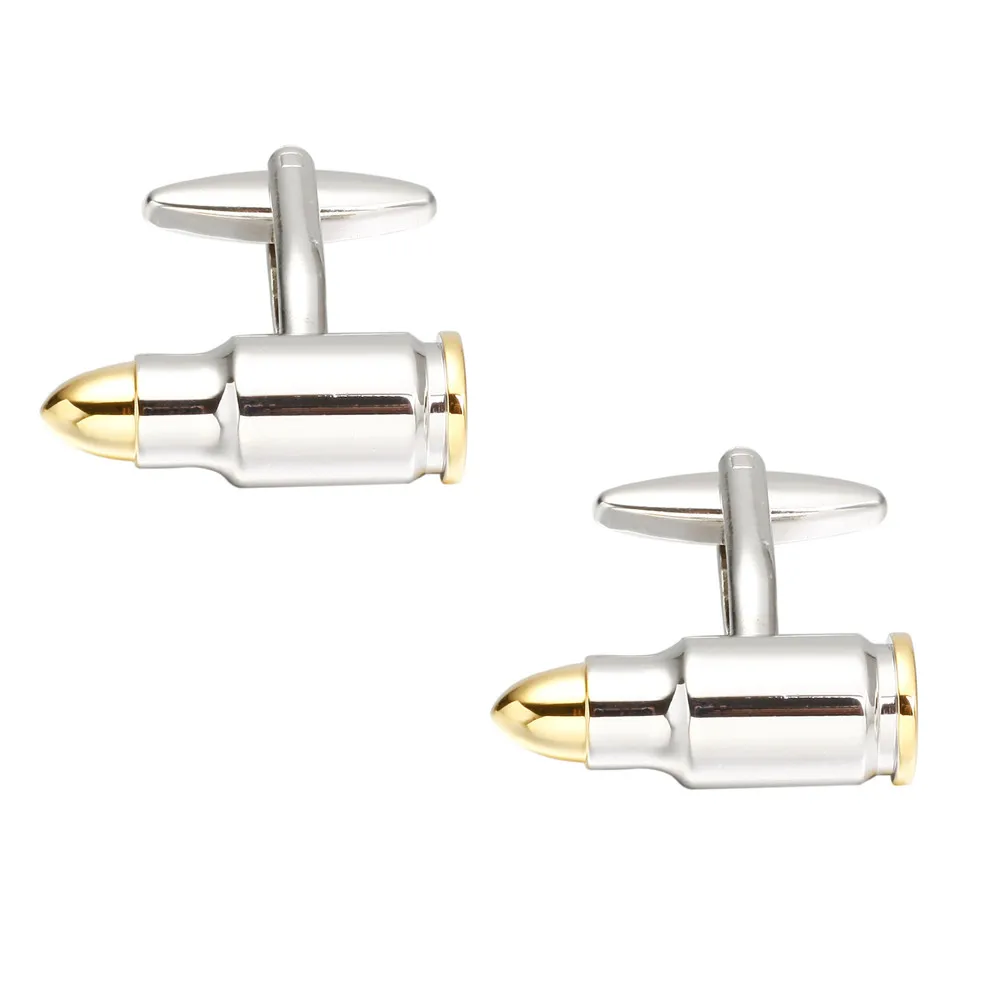 Витрина запонки индивидуальность золотой цвет Пуля Дизайн Высокое качество