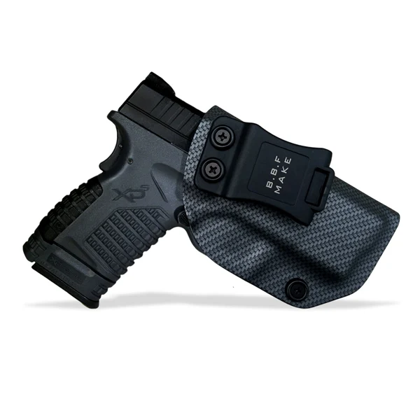 XDS For Right IWB пистолет-кобура из углеродного волокна KYDEX: Спрингфилд XD-S 3," 9 мм/. 40S& W/. 45ACP внутренний скрытый чехол для переноски аксессуары для пистолета - Цвет: XDS For Right