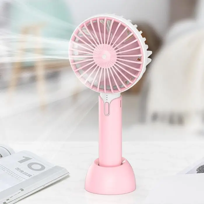 Mini Fan Operated Portable Small Cooling Desktop Personal 3 Speeds Support Wireless & Micro USB Recharging for Home | Компьютеры и