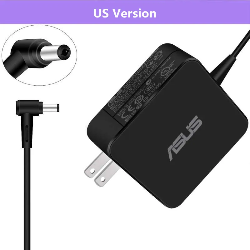 Красный Asus 19V 2.37A 45 Вт 5,5*2,5 мм AC Мощность Зарядное устройство адаптер для ноутбука Asus X401 X401A X401U X501 X501A X502C X502CA X550 X550L X550LA X550LB - Цвет: Красный