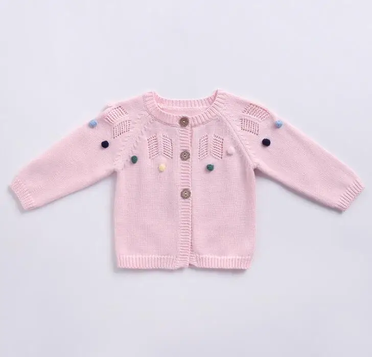 pink Комплекты одежды для маленьких детей, свитер комплекты для девочек осенние розовые вязаные костюмы с оборками, г. свитер с длинными рукавами+ шорты из полипропилена, детские костюмы из 2 предметов - Цвет: pink