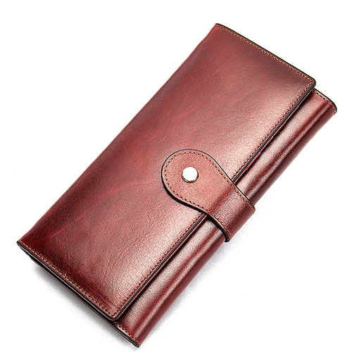 8303Red WESTAL Клатч женский кошелек из натуральной кожи кошелек для женщин длинные кошельки чехол для телефона с отделением для карт кошельки carteira - Цвет: 8303Red